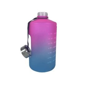 Garrafa De Água C/ Tampa Cromada 2,2L Havan Casa   - Azul e Rosa