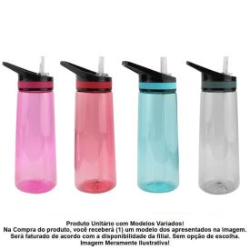 Garrafa Squeeze Aerobic Moment 900Ml - Sortido