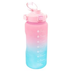 Garrafa Squeeze C/ Marcadores 2L - DEGRADE ROSA/AZUL
