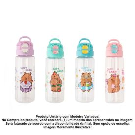 Garrafa Squeeze Capivara 750Ml Flashgoods - Sortido