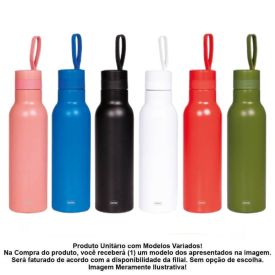 Garrafa Squeeze Color 500Ml Mor - Sortido