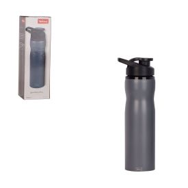 Garrafa Squeeze Stout Inox 750Ml - Cinza