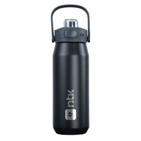 Garrafa Térmica Isomax 750Ml Aço Inoxidável Nautika - Preta