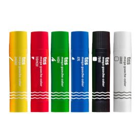 Guache em Bastão Tris - 6 Cores