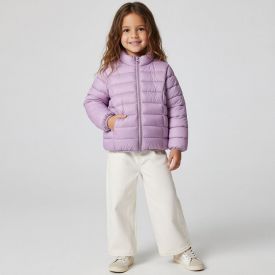 Jaqueta Infantil Aspen Menina 1 a 3 Anos Yoyo Kids Lilas