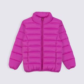 Jaqueta Infantil Aspen Menina 1 a 3 Anos Yoyo Kids Rosa Neon