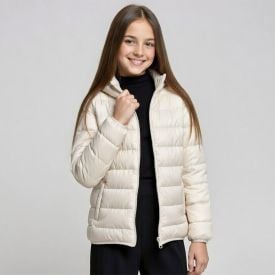 Jaqueta Juvenil Aspen Menina 12 a 16 Anos Com Capuz Marmelada Off White