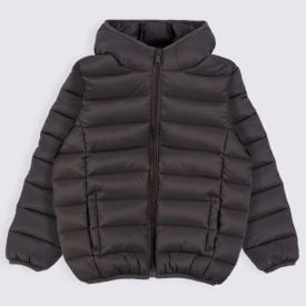 Jaqueta Juvenil Aspen Menino 12 a 16 Anos Com Capuz Hot Dog Cinza