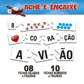Jogo Ache E Encaixe Escolar - 2022