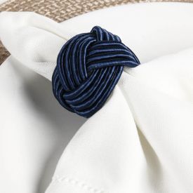 Jogo Anéis Para Guardanapos Lira 4 Peças Havan Casa - Azul