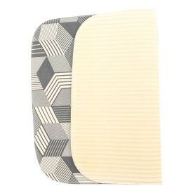 Jogo De Banheiro 3 Peças Tecil Antiderrapante Pop - 3D Cinza