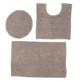 Jogo de Banheiro 3 Peças Madri Havan Casa - Bege Escuro