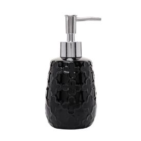 Jogo De Banheiro De Cerâmica Clover 2 Peças Wolff - Preto