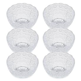 Jogo De Bowls De Sobremesa Bohemia Star Glass Inga - 6 Peças