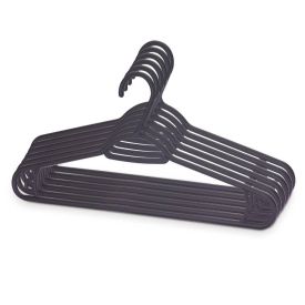 Jogo de Cabides Tintureiro Leve 6 Pague 5 Dasplast - Preto