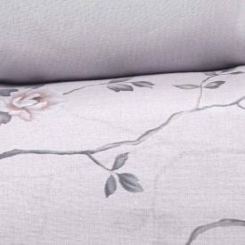 Jogo De Cama Casal 100% Algodão Royale Havan Casa 4 Peças - Soraia Flowers Bege