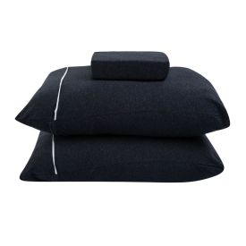 Jogo De Cama Casal Urban Confort Havan Casa 3 Pçs - Preto 