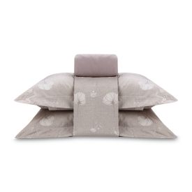 Jogo de Cama Casal Percal Buona Fortuna 4 pçs - Celina Cru