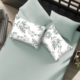 Jogo de Cama Casal Malha Solecasa Havan Casa 3 pçs - Madrid Verde Topaz