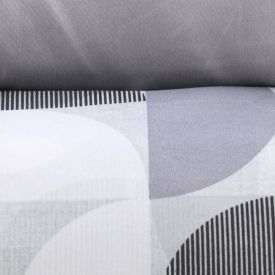 Jogo De Cama Casal Microfibra 150 Fios Havan Casa 4 Peças - Luccius Cinza