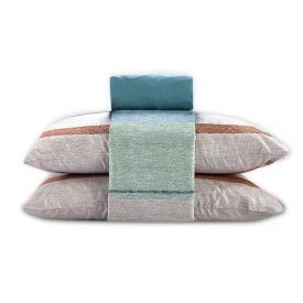 Jogo De Cama Casal Micropercal Havan Casa 4 Pçs - Paladio Listra Verde