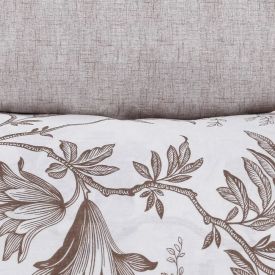 Jogo de Cama Casal Percal Buona Fortuna 4 pçs - Serena Cru