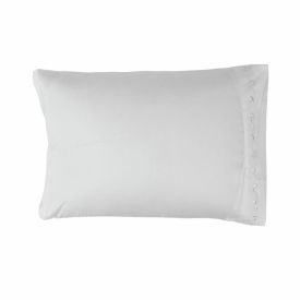 Jogo de Cama Imperial Queen com Bordado Havan Casa 4 pçs - Branco