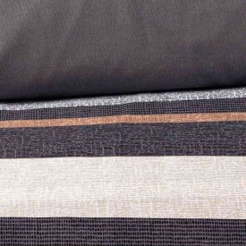 Jogo De Cama King 100% Algodão Royale 4 Peças - Matteo Chumbo