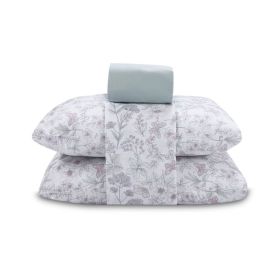 Jogo De Cama King 100% Algodão Royale 4 Peças - Joana Verde