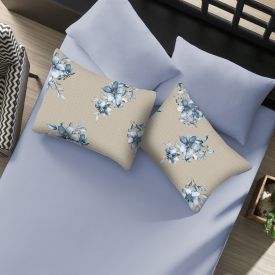 Jogo de Cama King Malha Solecasa Havan Casa 3 pçs - Crepusculo Azul Jeans