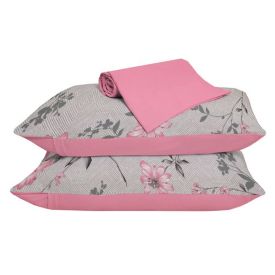 Jogo De Cama King Malha 100% Algodão Solecasa 3 Pçs - Anne Rose