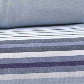 Jogo De Cama Queen 100% Algodão Royale 4 Peças - Theo Azul