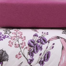 Jogo De Cama Queen Malha Havan Casa 3 Pçs - Fúcsia