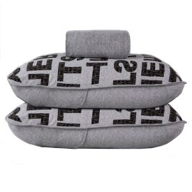 Jogo De Cama Queen Urban Confort Havan Casa 3 Pçs - Letras