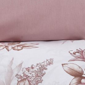 Jogo De Cama Queen Percal 200 Fios Buona Fortuna 4 Pçs - Cecilia Rosa