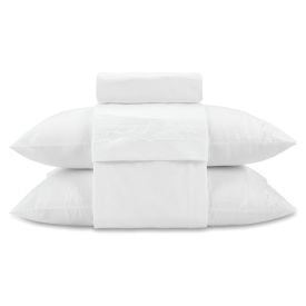 Jogo de Cama Queen Bordado Imperial 4 pçs Havan Casa - Branco
