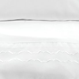 Jogo de Cama Queen Bordado Imperial 4 pçs Havan Casa - Branco