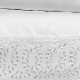 Jogo de Cama Queen com Renda Havan Casa 4 pçs - Branco