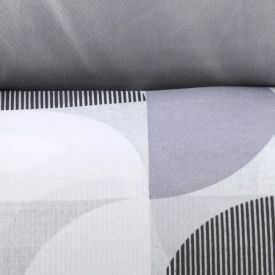 Jogo De Cama Queen Microfibra 150 Fios Havan Casa 4 Peças - Luccius Cinza