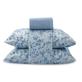 Jogo de Cama Queen Napoli Havan Casa 4 p&ccedil;s  - Charme Azul