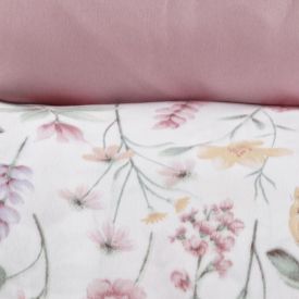 Jogo De Cama Queen Micropercal Havan Casa 4 Pçs - Gardênia Flower Rosa