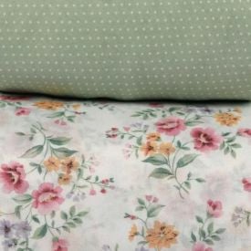 Jogo de Cama Queen Napoli Havan Casa 4 p&ccedil;s  - Luz Flowers Verde