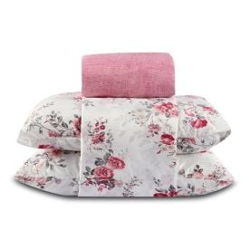 Jogo de Cama Queen Napoli Havan Casa 4 p&ccedil;s  - Cecilia Rosa