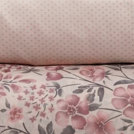 Jogo de Cama Queen Napoli Havan Casa 4 p&ccedil;s  - Camille Flowers Rosa