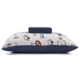 Jogo De Cama Solteiro 100% Algodão Kids Havan Casa 2 Pçs - Carros Azul