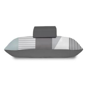 Jogo de Cama Solteiro Malha Havan Casa 2 p&ccedil;s - Storm Cinza