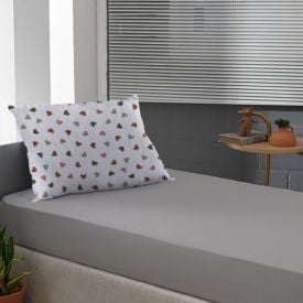 Jogo de Cama Solteiro Malha Havan Casa 2 p&ccedil;s - Amabile Rose