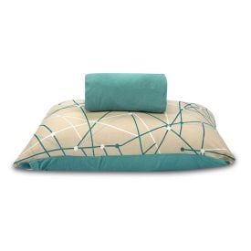 Jogo de Cama Solteiro Malha 100% Algodão Solecasa 2 pçs - Caleo VD Retro