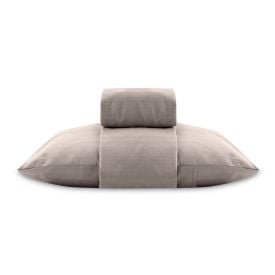 Jogo de Cama Solteiro 3 Peças Stripe Firenze Havan Casa - Bege