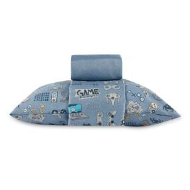  Jogo de Cama Solteiro 150 Fios Havan Kids 3 p&ccedil;s - Gaming Azul